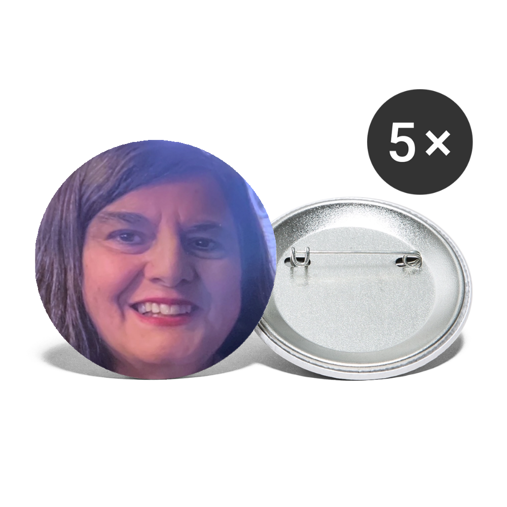 GENNYButtons small 1'' (5-pack) - white