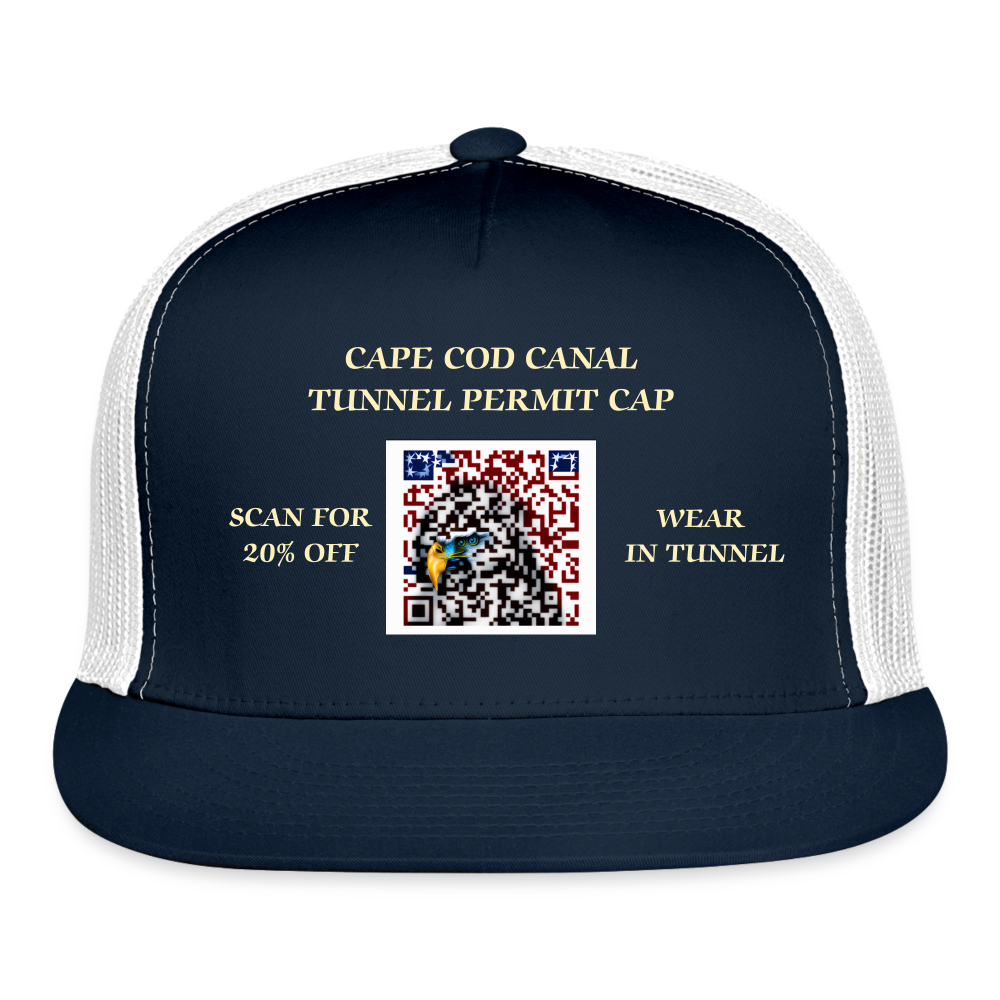 SIE CAPS CAPE COD CANAL TUNNEL PERMIT CAP - navy/white