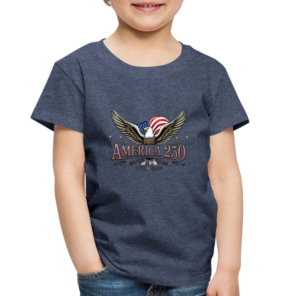 AMERICA 250 Toddler Premium T-Shirt - heather blue