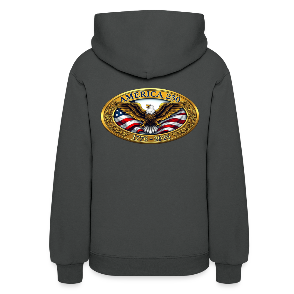 AMERICA 250 Women's Hoodie - asphalt