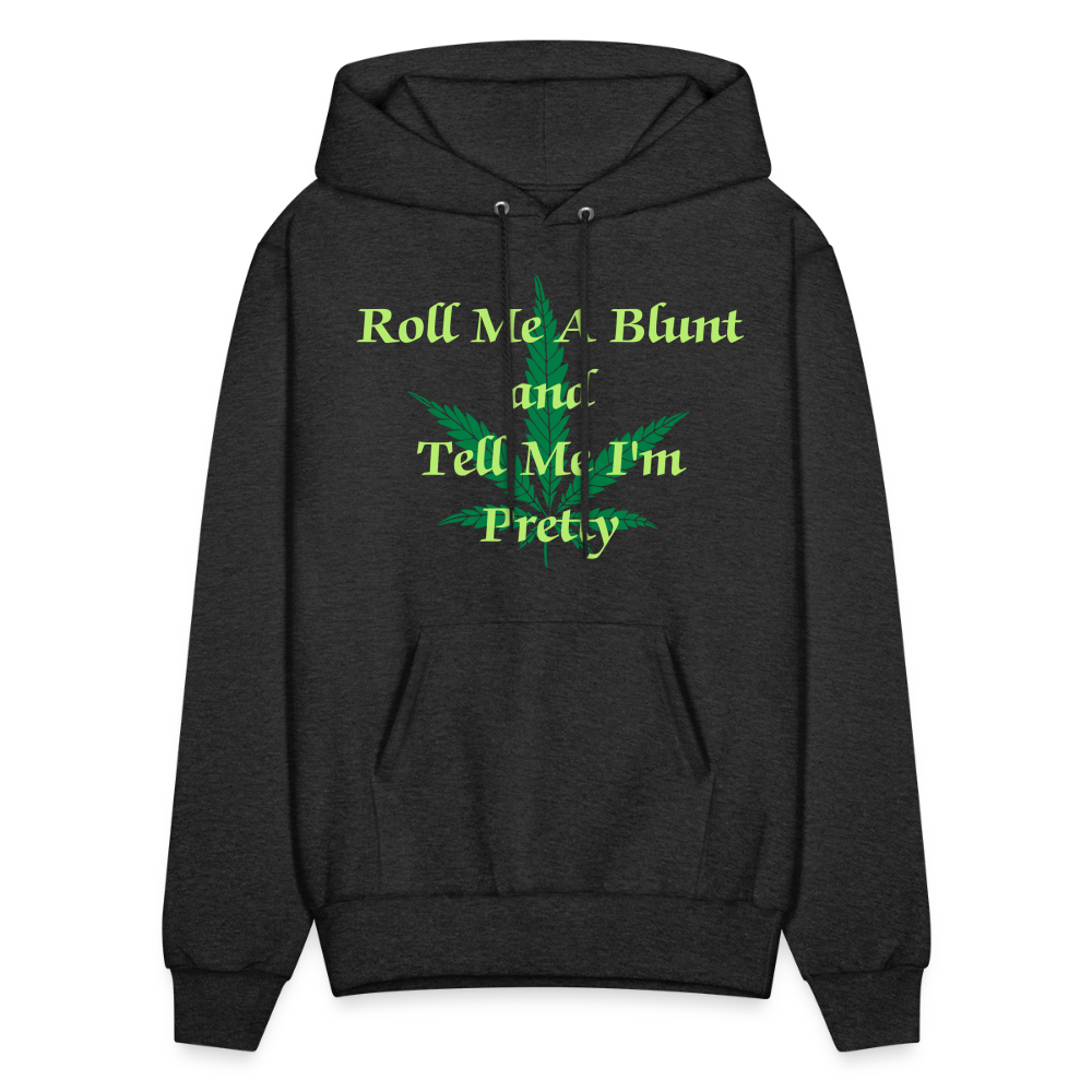 ROLL ME A BLUNT Haines Hoodie P170 - charcoal grey