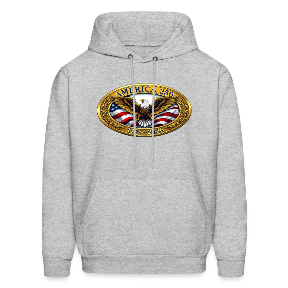 AMERICA 250 Men's Hoodie - heather gray