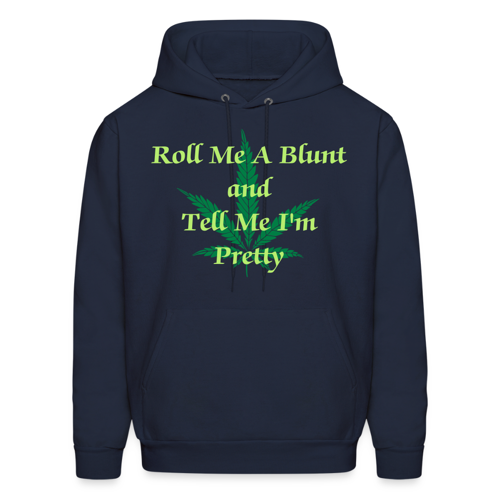 ROLL ME A BLUNT Haines Hoodie P170 - navy