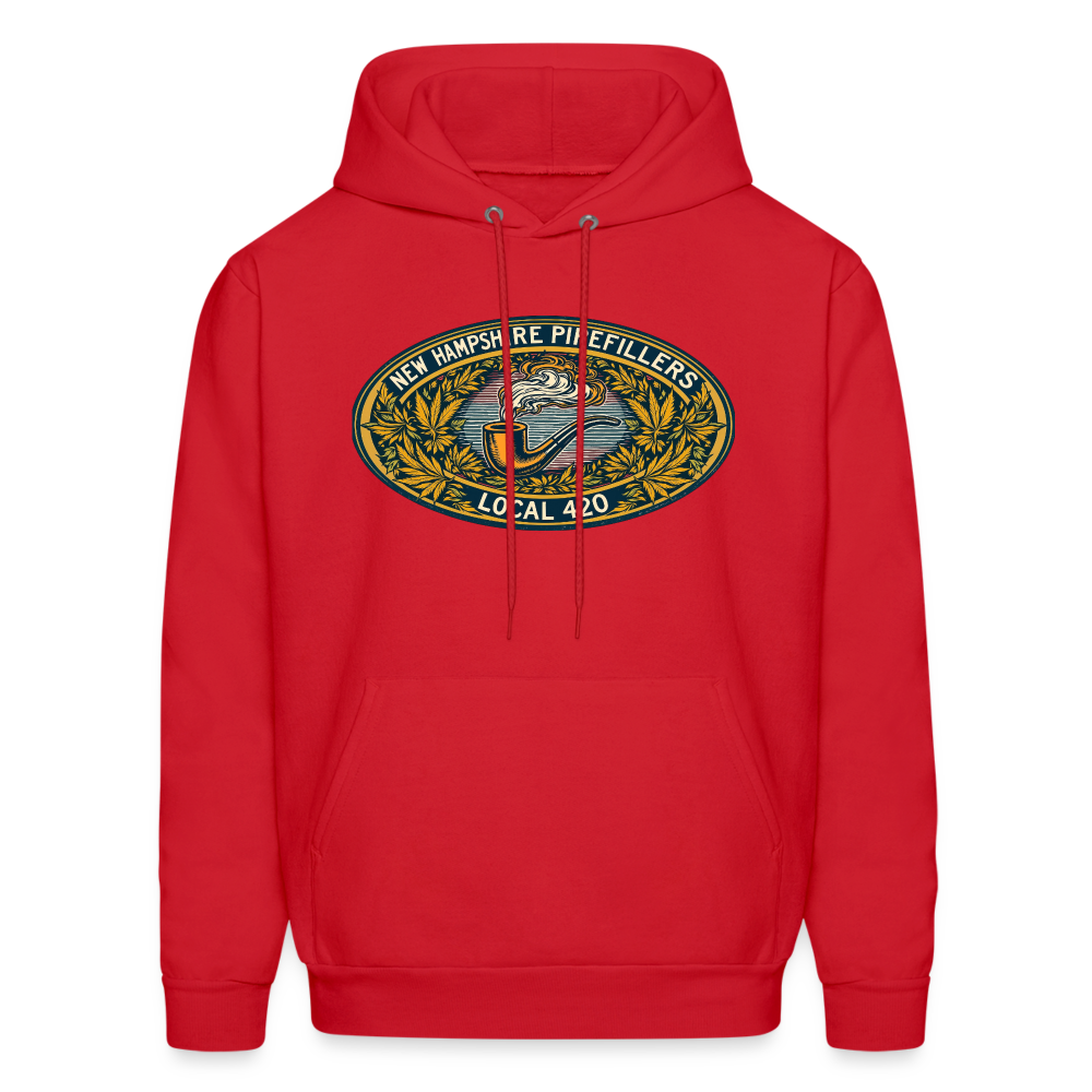 NEW HAMPSHIRE PIPEFILLERS UNION LOCAL 420 Hoodie 2 - red