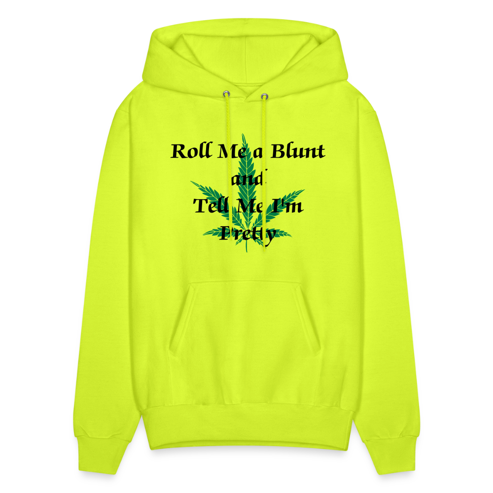 SIE CAPS ROLL ME A BLUNT Haines Hoodie P170 - safety green