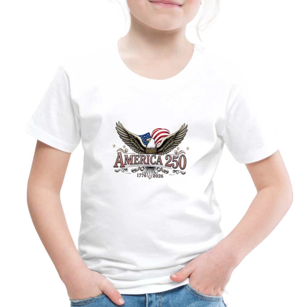AMERICA 250 Toddler Premium T-Shirt - white