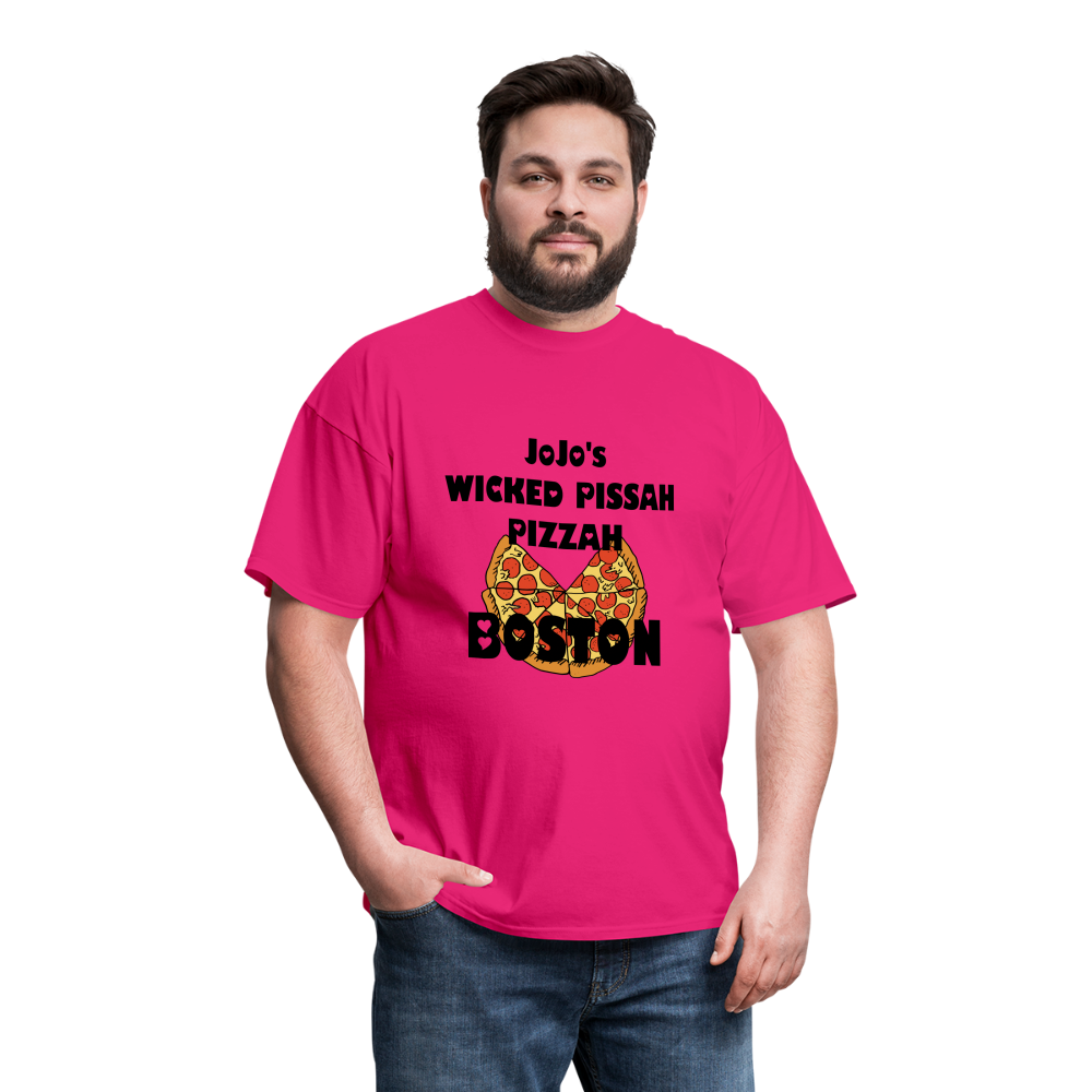 SIE CAPS JoJo's WICKED PISSAH PIZZAH BOSTON Unisex Classic T-Shirt - fuchsia