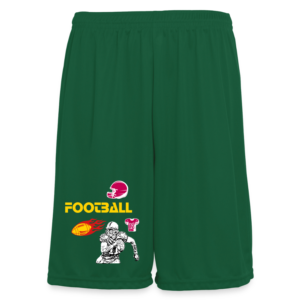 Emelyn Augusta Sportswear Youth Step-Back Basketball Short - dark green