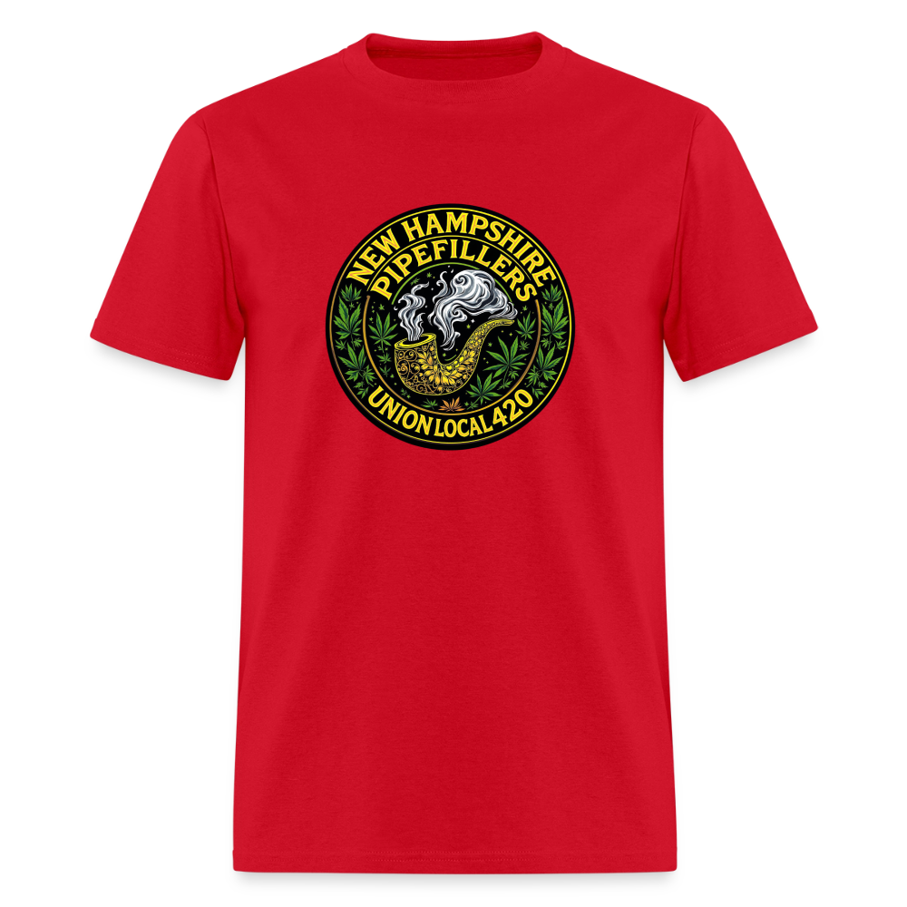 NH PF 420 Men's T-Shirt | GILDAN 5000 - red