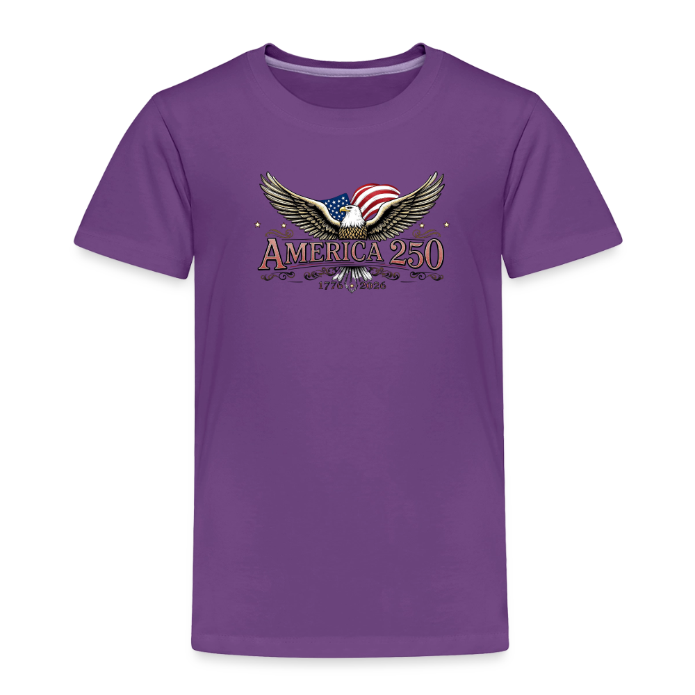 AMERICA 250 Toddler Premium T-Shirt - purple