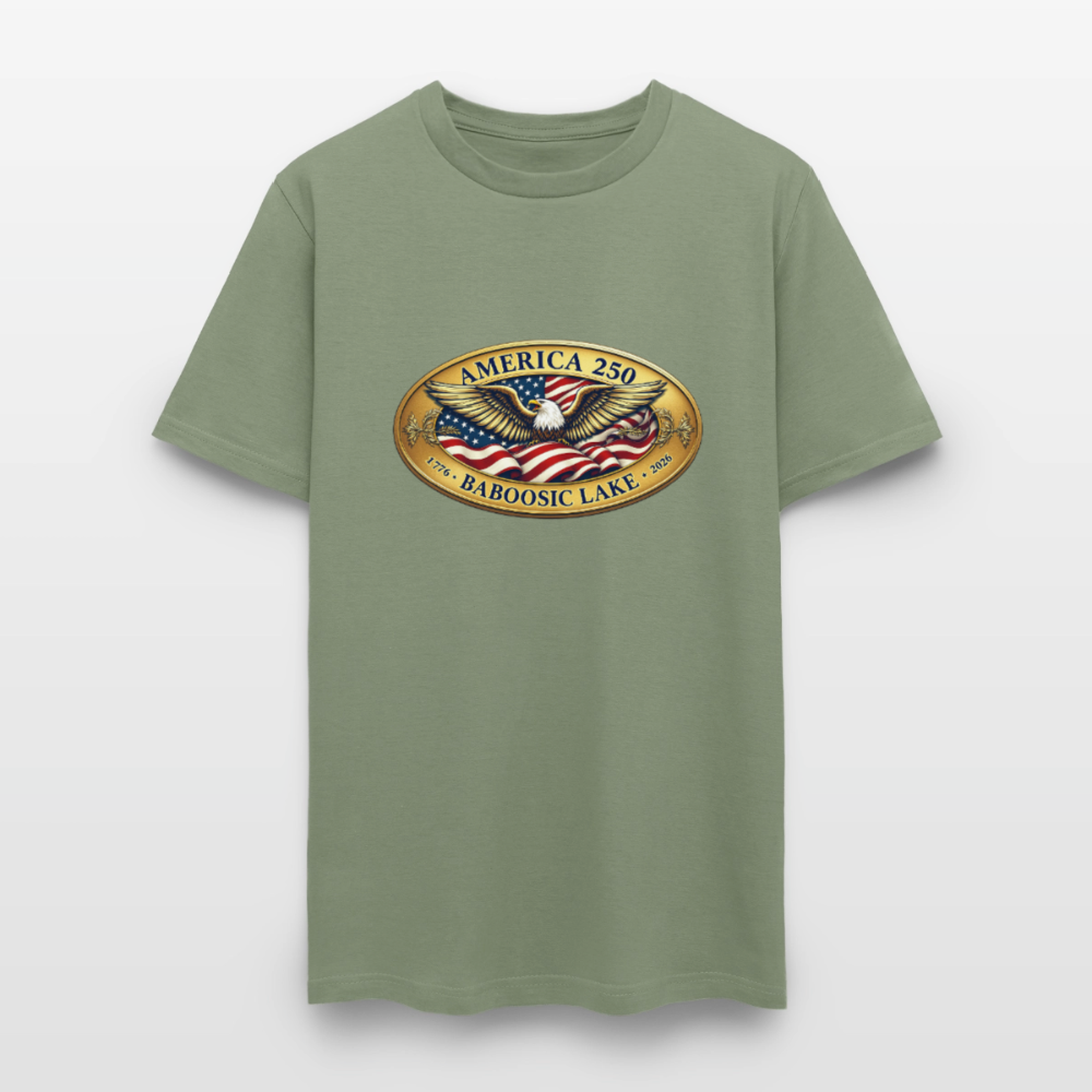 BABOOSIC LAKE AMERICA 250 Men's T-Shirt - military green