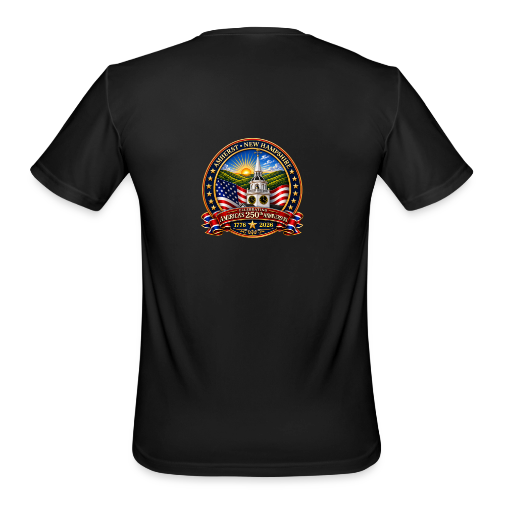 Amherst Men’s Moisture Wicking Performance T-Shirt - black