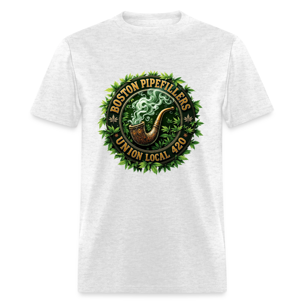 BOSTON PIPEFILLERS LOCAL 420 Men's T-Shirt - light heather gray