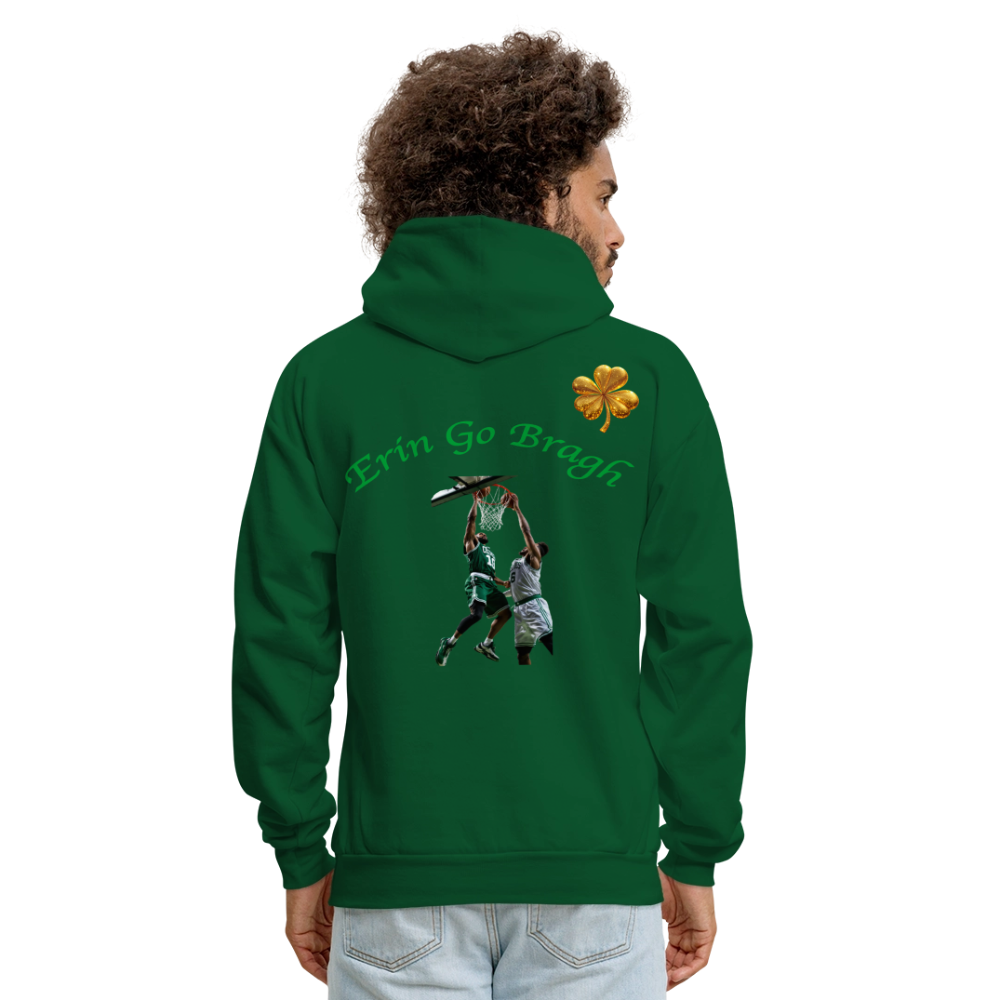 ERIN GO BRAGH DOUBLE GOLD Men's Hoodie - forest green