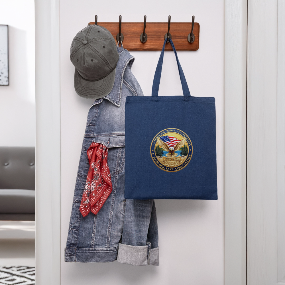 America's 250th Anniversary BLA Recycled Tote Bag - heather navy