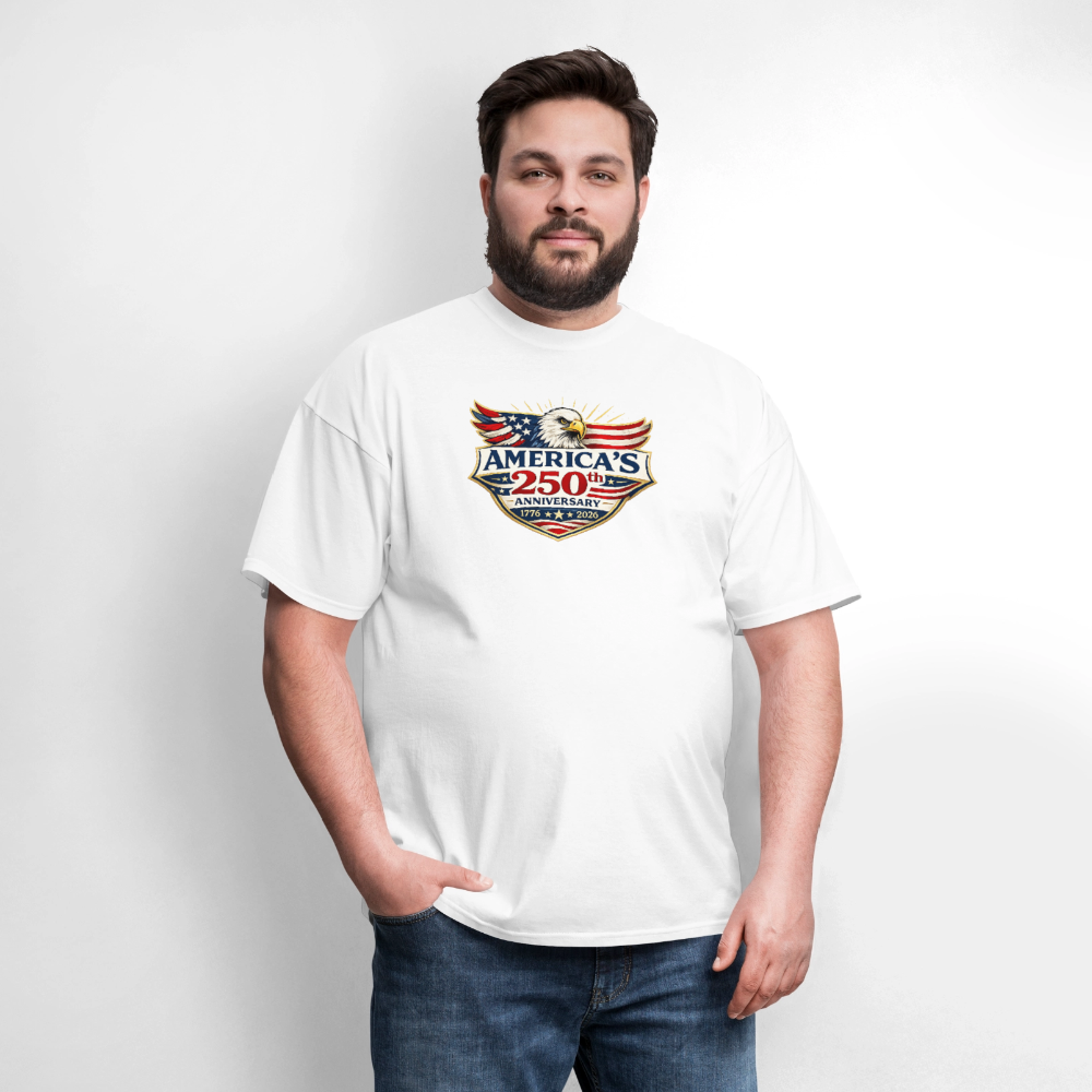 AMERICA 250th ANNIVERSARY Eagle Men's T-Shirt - white