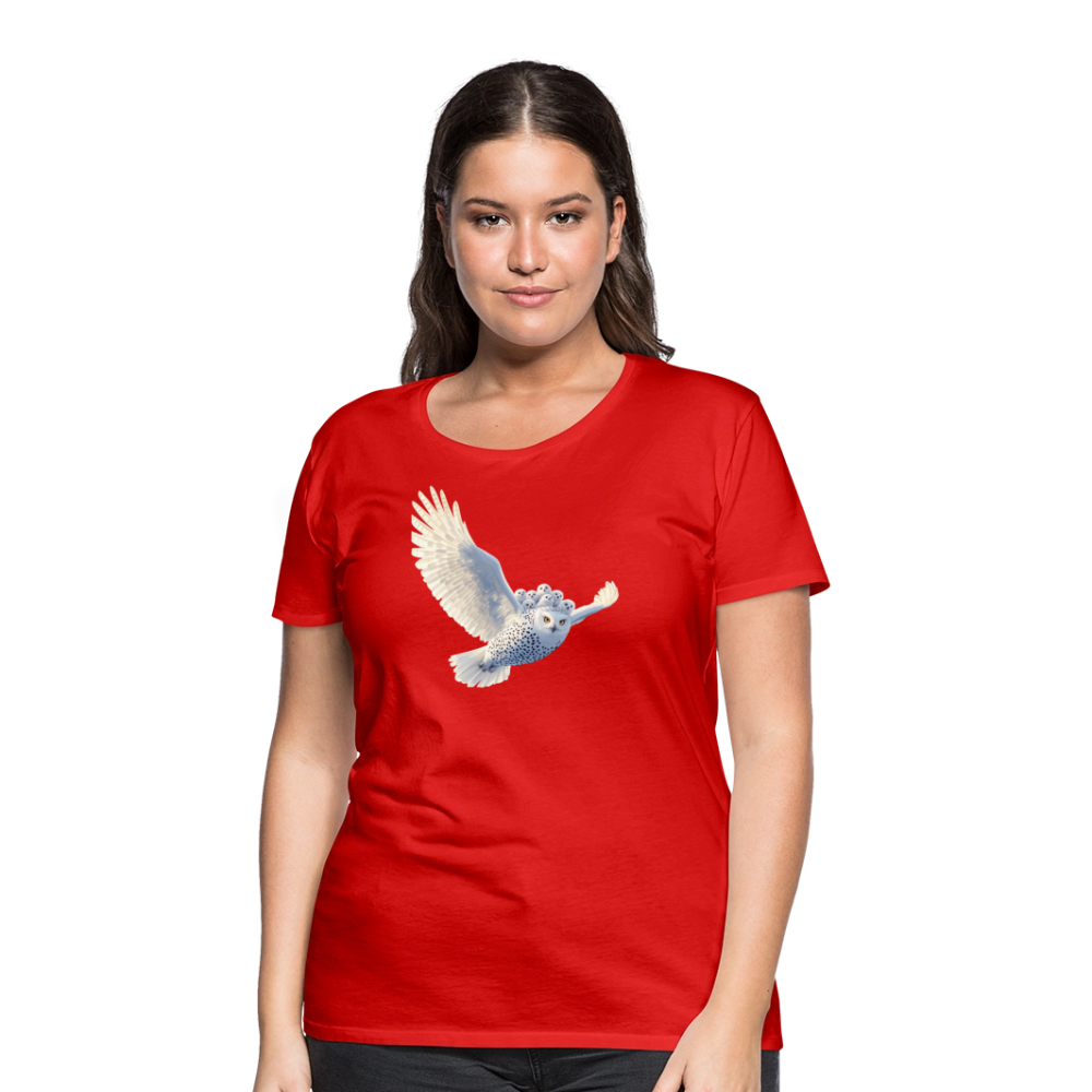 HOOTIE SNOW OWLS Women’s Premium T-Shirt - red