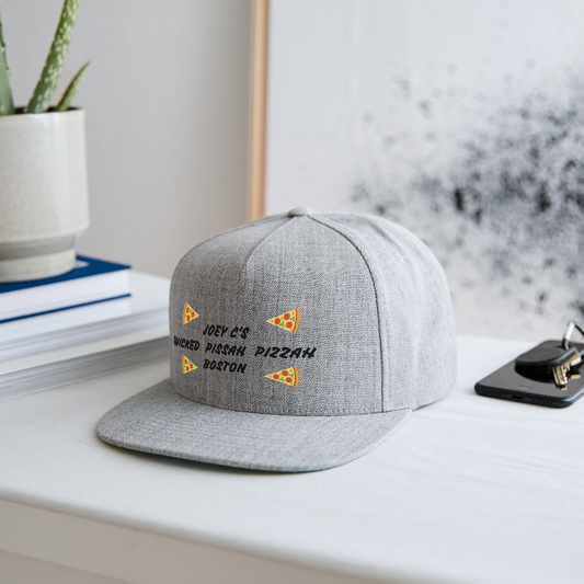SIE CAPS WICKED PISSAH PIZZAH Original Snapback Baseball Cap - heather gray
