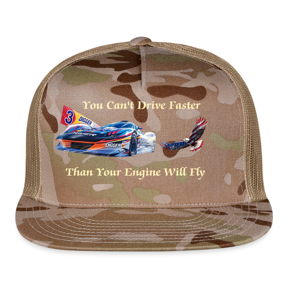 Drive Faster Digger 2 Trucker Hat - MultiCam\tan