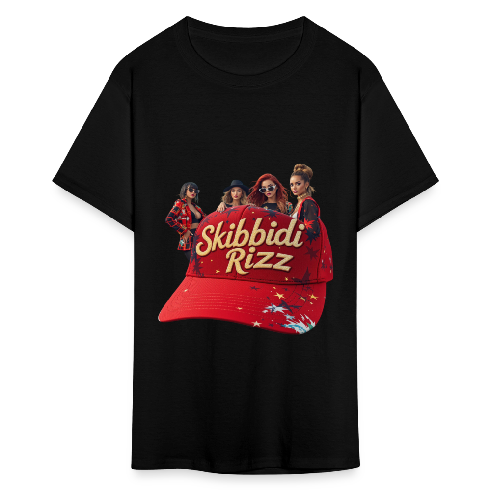 Skibbidi Rizz Authentic Unisex Classic T-Shirt - black