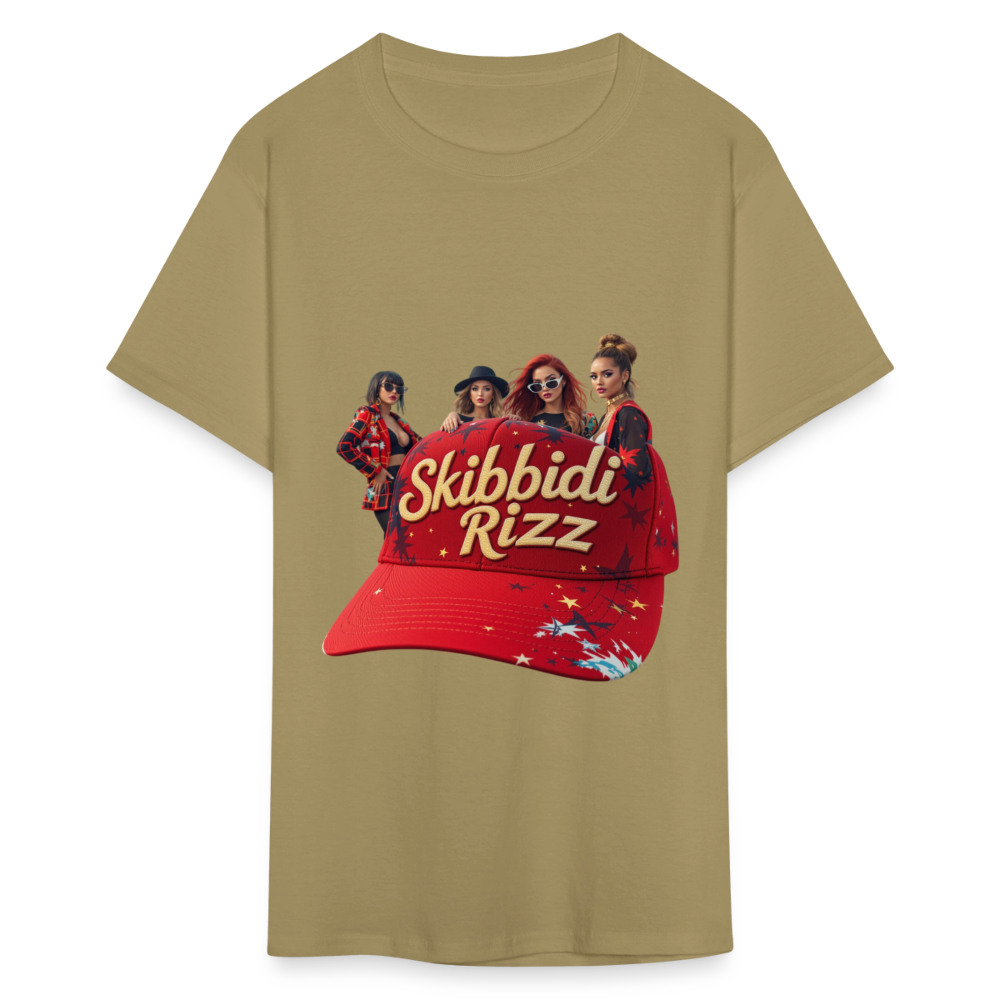 Skibbidi Rizz Authentic Unisex Classic T-Shirt - khaki