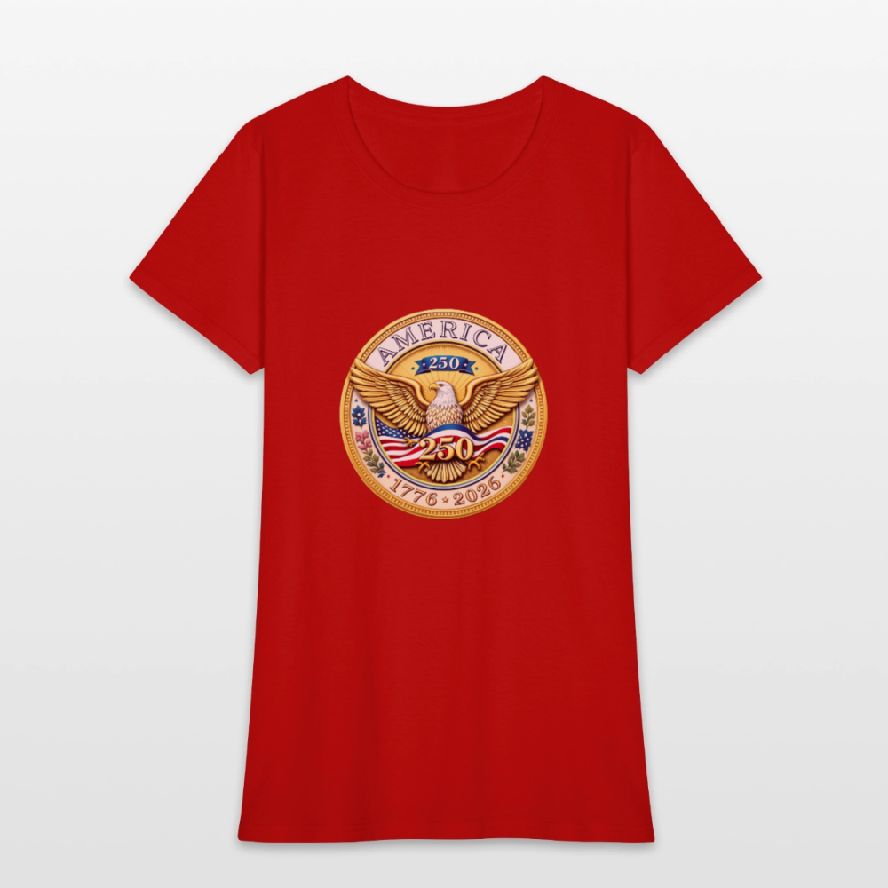 AMERICA 250 Women's T-Shirt - red