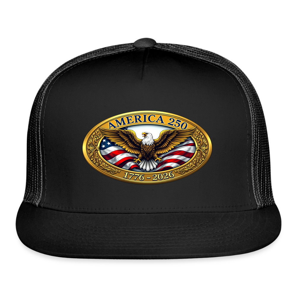 AMERICA 250 Trucker Hat - black/black