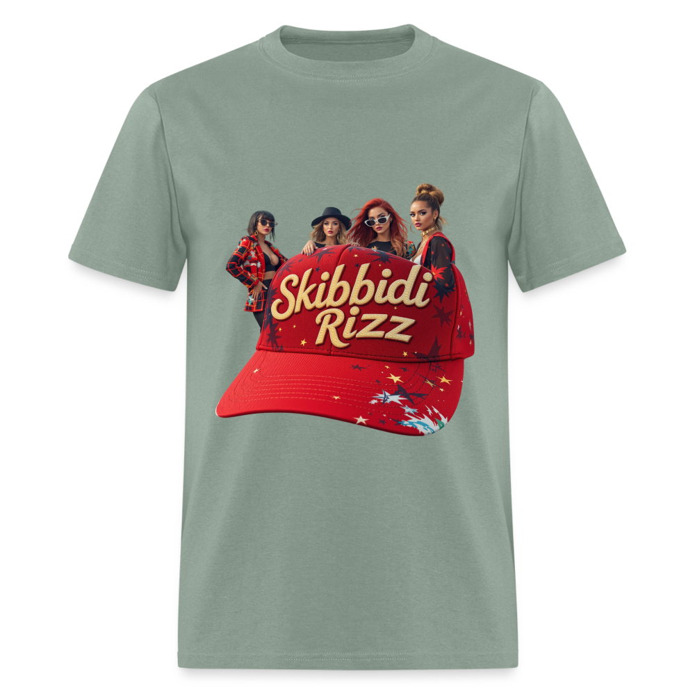 Skibbidi Rizz Authentic Unisex Classic T-Shirt - sage