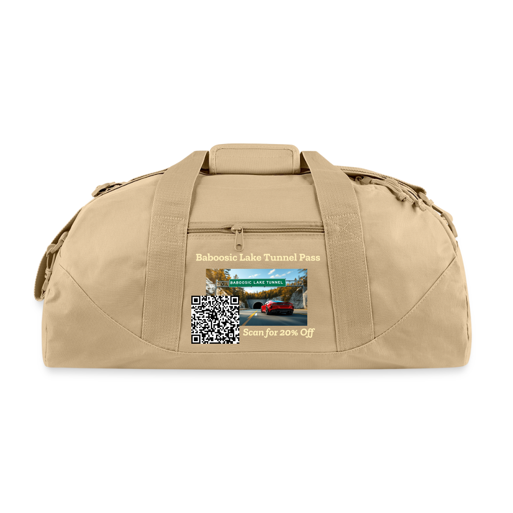 BABOOSIC LAKE TUNNEL PASS Duffel Bag - beige