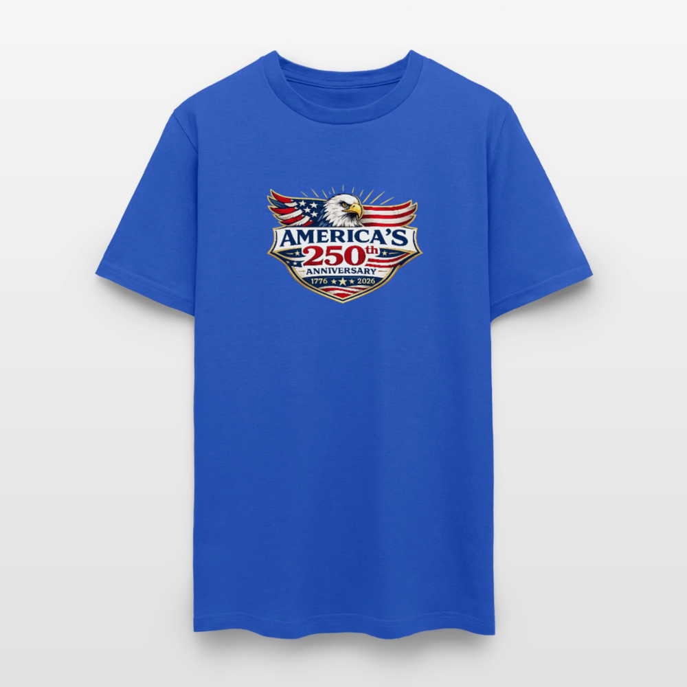 AMERICA 250th ANNIVERSARY Eagle Men's T-Shirt - royal blue