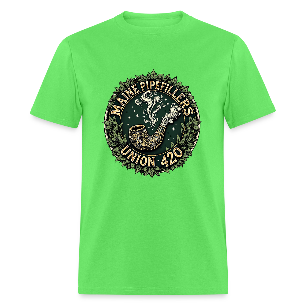 MAINE PIPEFILLERS UNION 420 TEE - kiwi