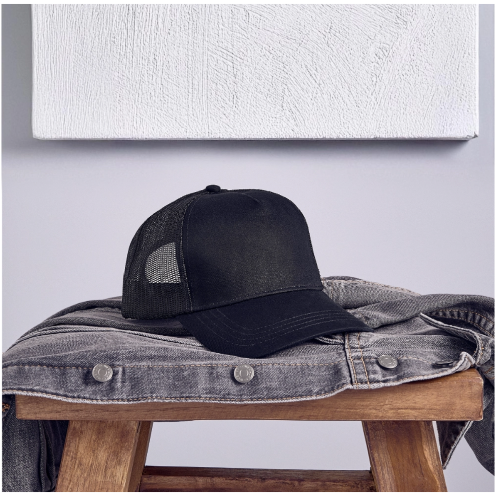 The FLYING NUNS Eco Trucker Cap - black/black