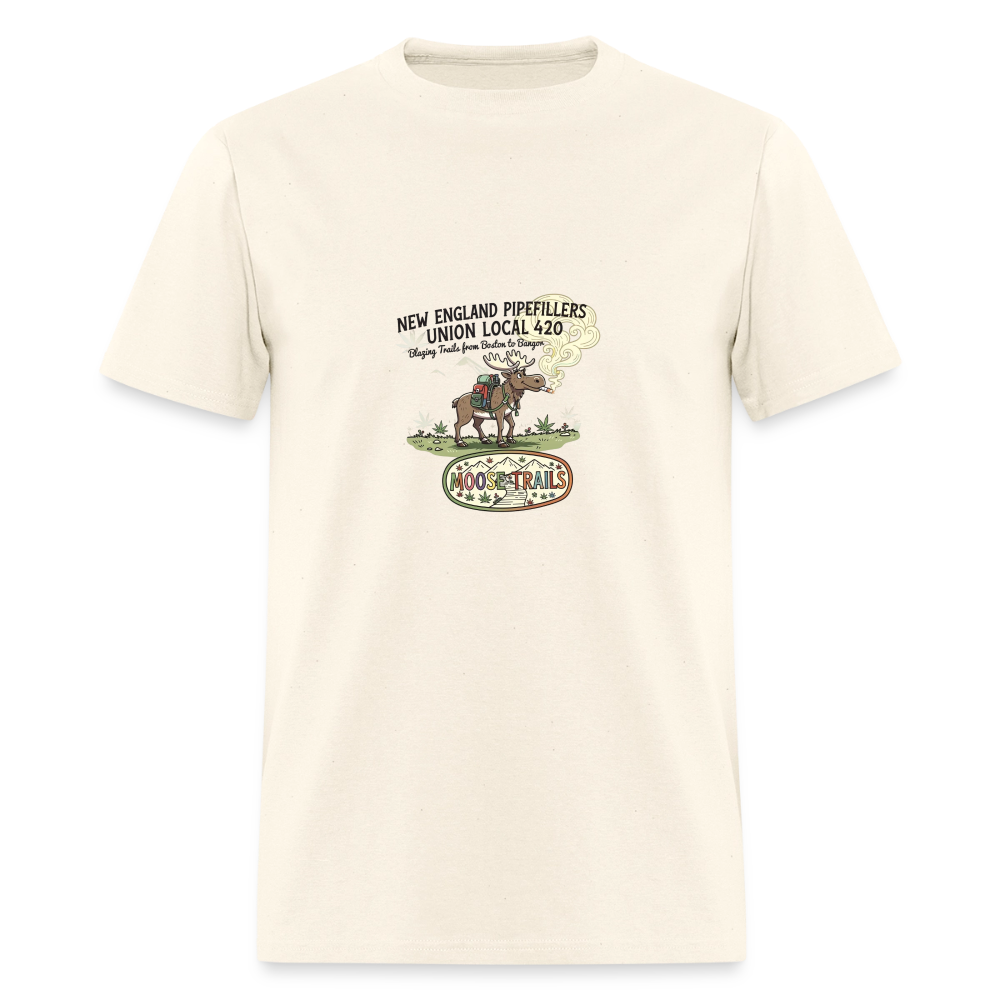 NE PF MOOSE TRAILS FOR TEES Men's T-Shirt - sweet cream heather