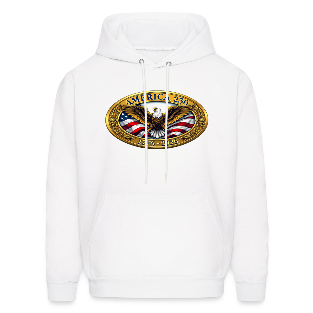 AMERICA 250 Men's Hoodie - white
