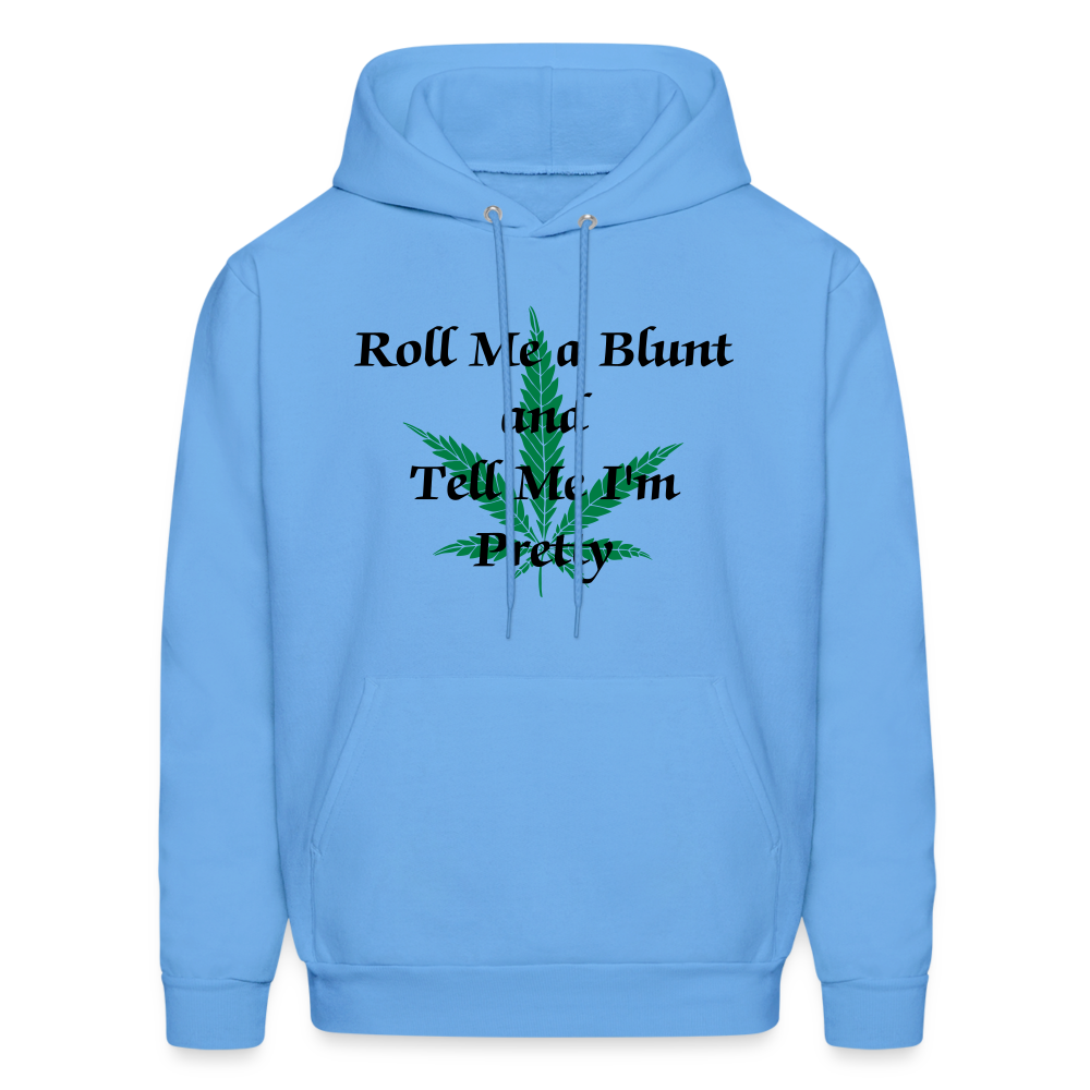 SIE CAPS ROLL ME A BLUNT Haines Hoodie P170 - carolina blue