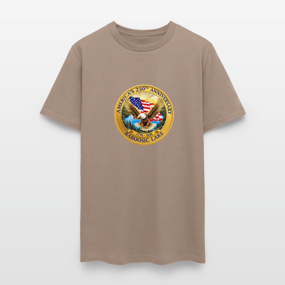 AMERICA 250 AMHERST Men's T-Shirt | GILDAN 5000 - safari