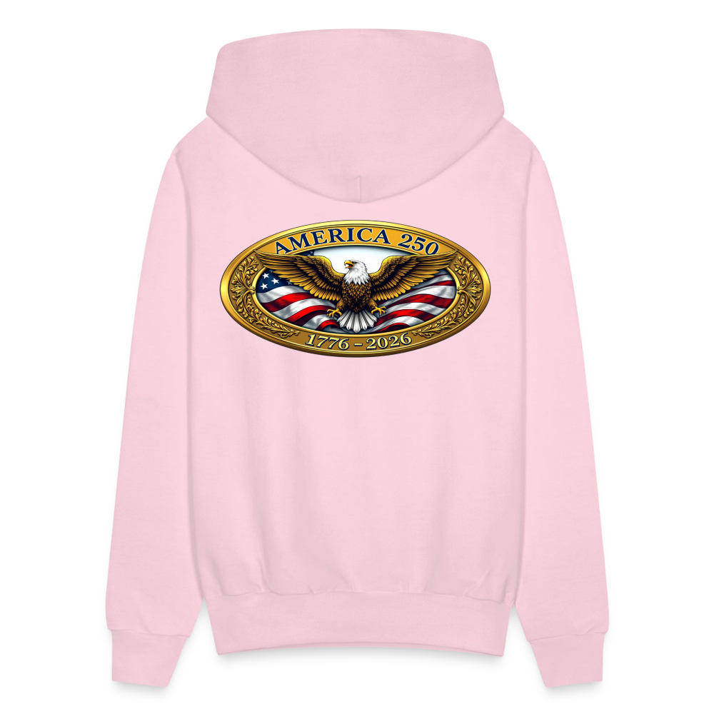 AMERICA 250 Men's Hoodie - pale pink