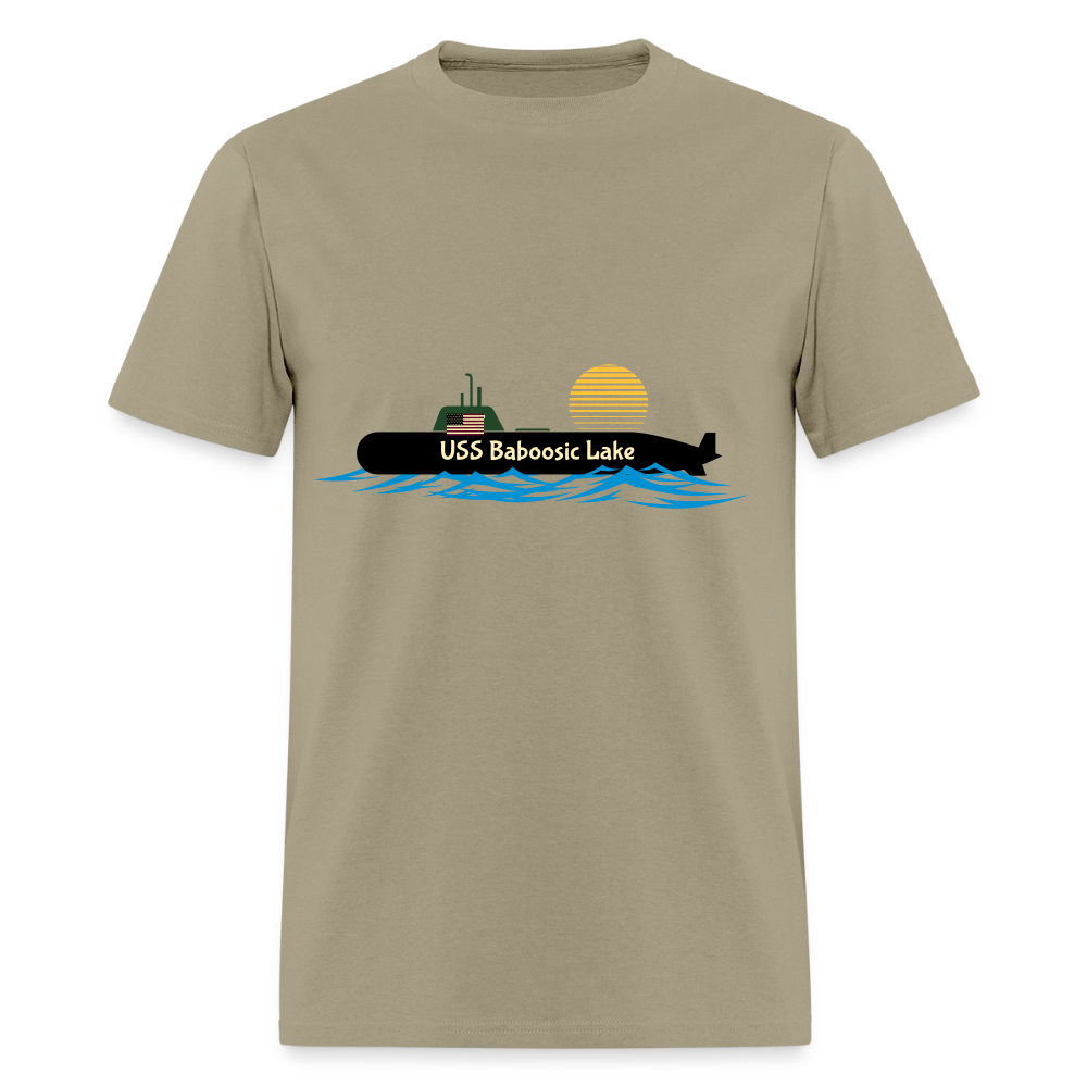 USS BABOOSIC LAKE Hanes Unisex Classic T-Shirt - khaki