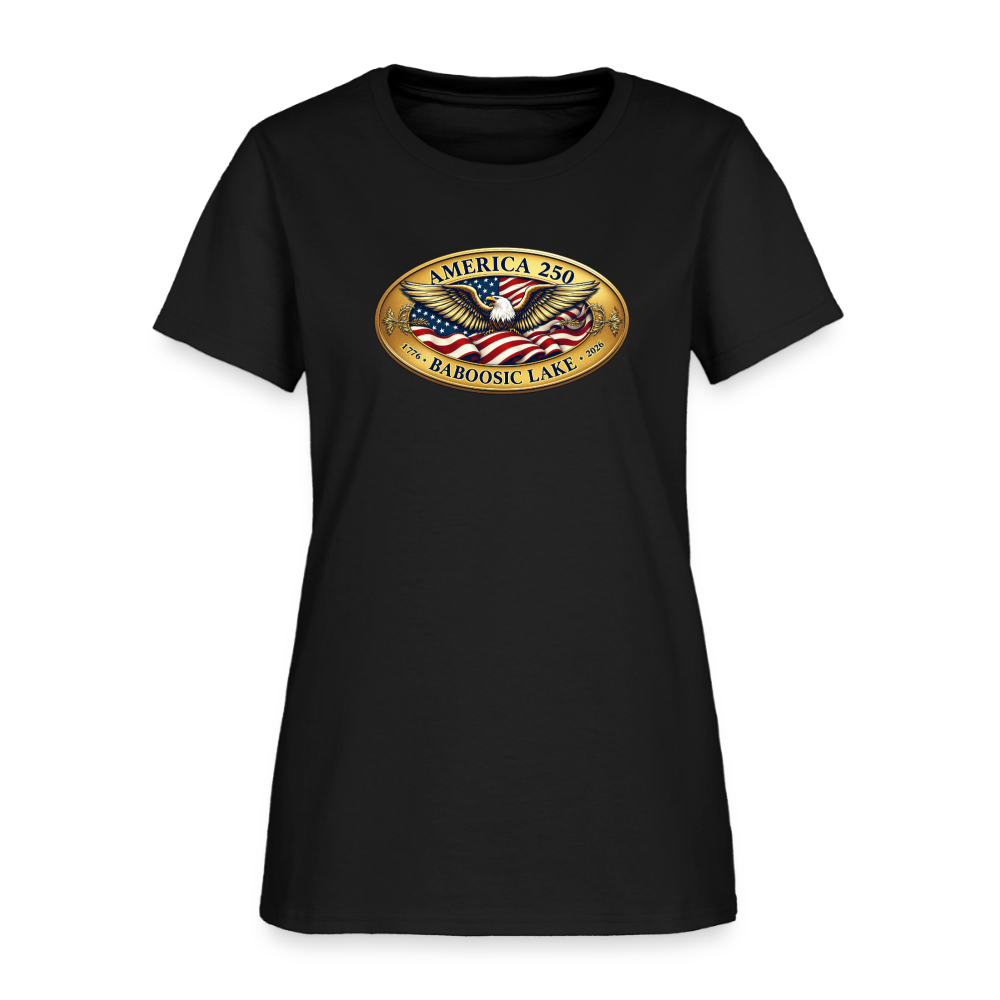 AMERICA 250 BABOOSIC LAKE AMERICA 250 Women's T-Shirt - black