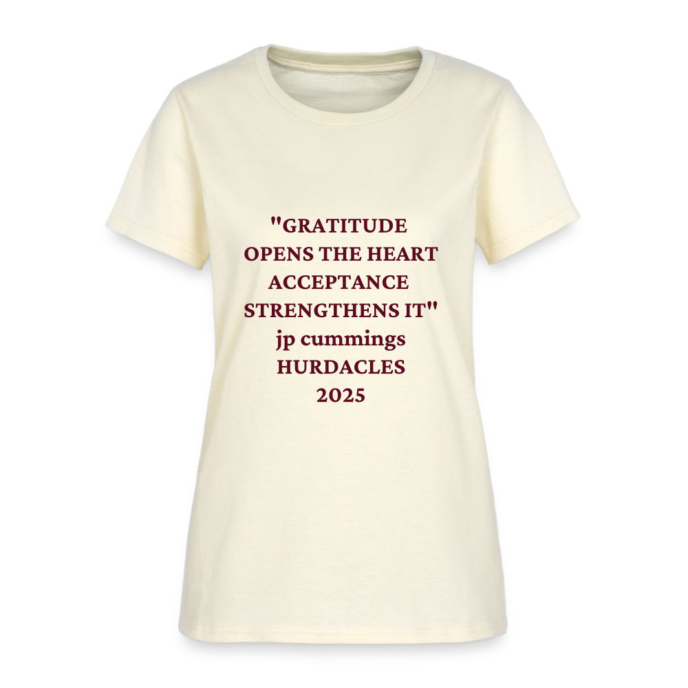GRATITUDE Women's T-Shirt - off white