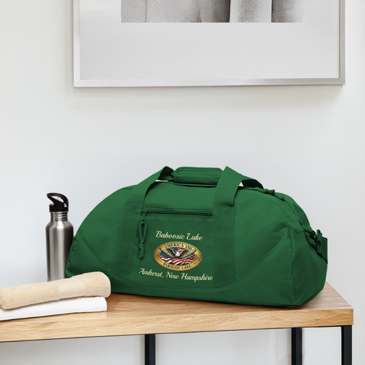 AMERICA 250 BABOOSIC LAKE Duffel Bag - forest green