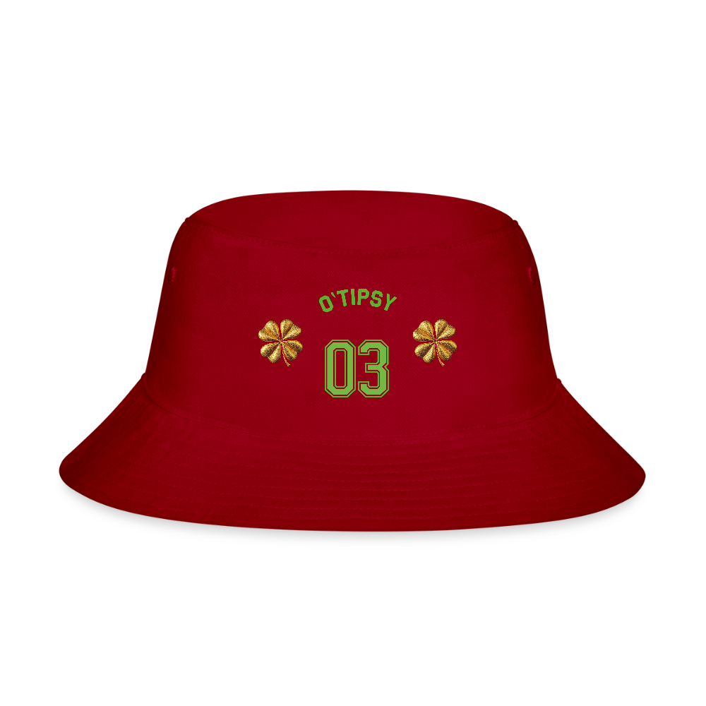 O'TTIPSY #03 Bucket Hat - red