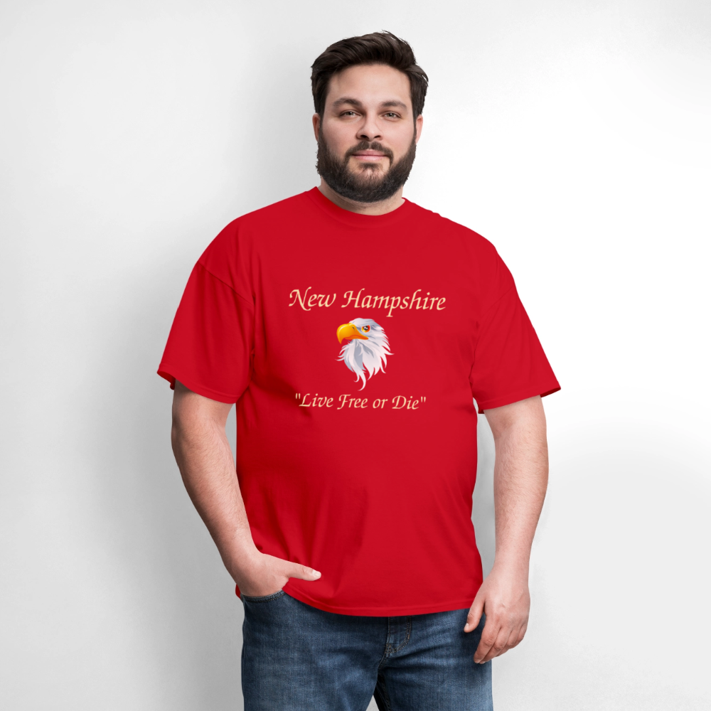 NH Live Free or Die Unisex Classic T-Shirt - red