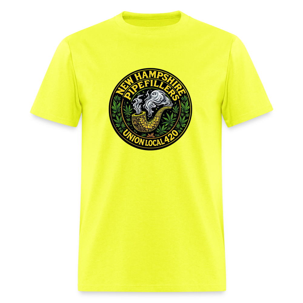 NH PF 420 Men's T-Shirt | GILDAN 5000 - safety green