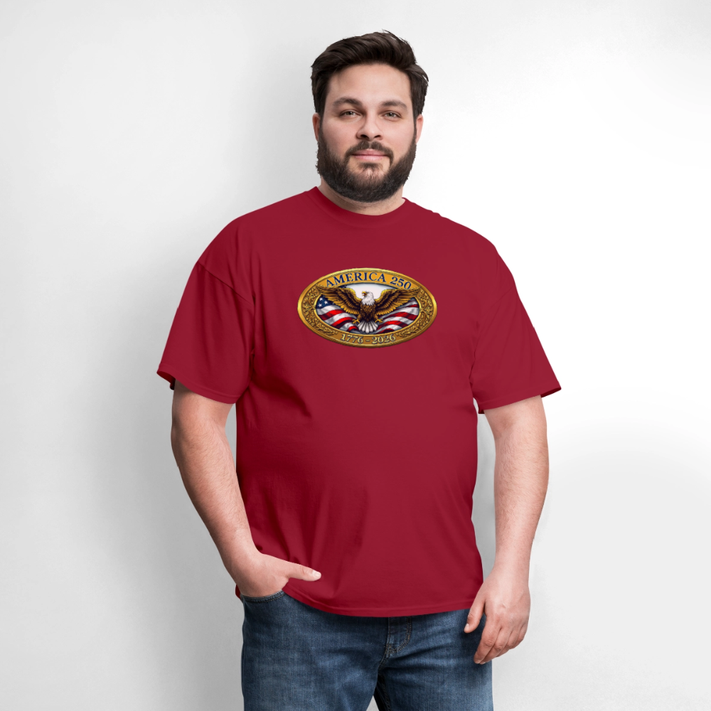 AMERICA 250 Men's T-Shirt - dark red