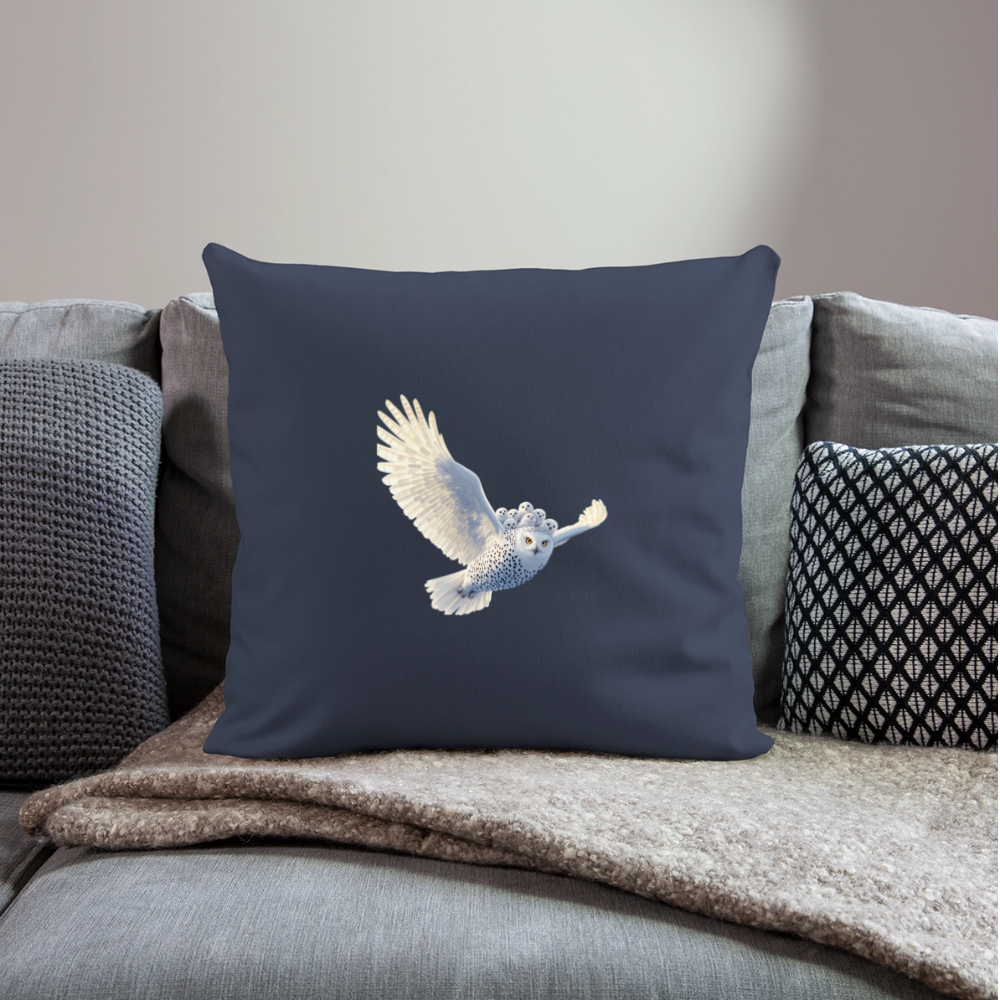 HOOTIE Throw Pillow Cover 18” x 18” - navy