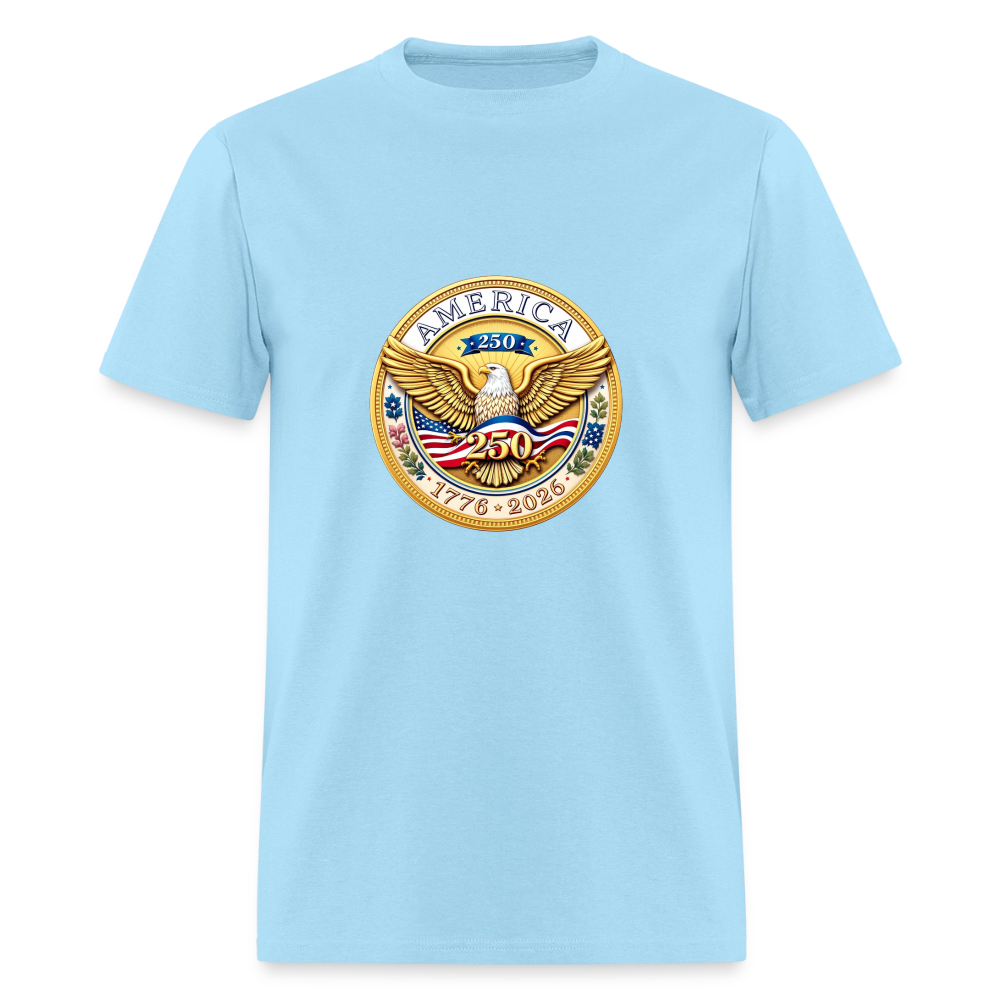 AMERICA 250 Men's T-Shirt - powder blue