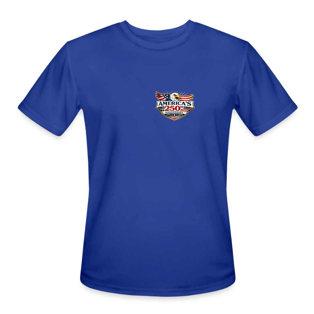 Men’s Moisture Wicking Performance T-Shirt - royal blue