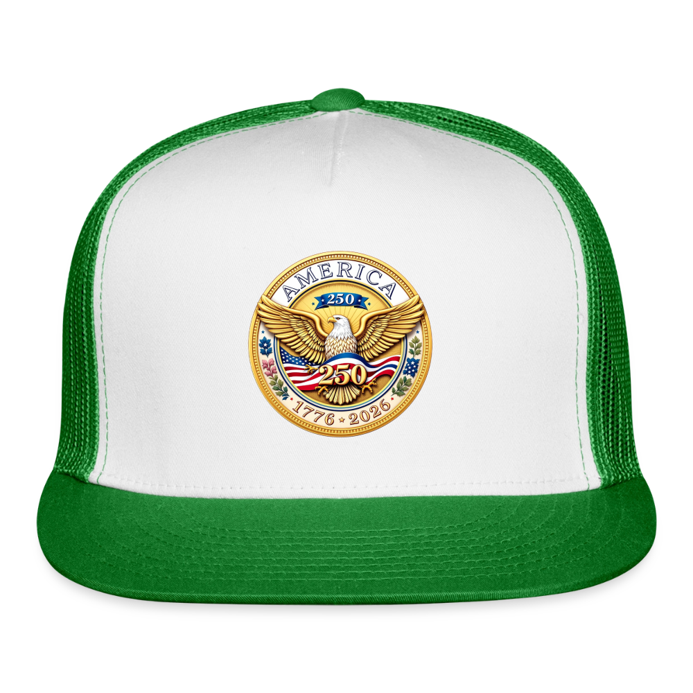 AMERICA 250 Trucker Hat - white/kelly green