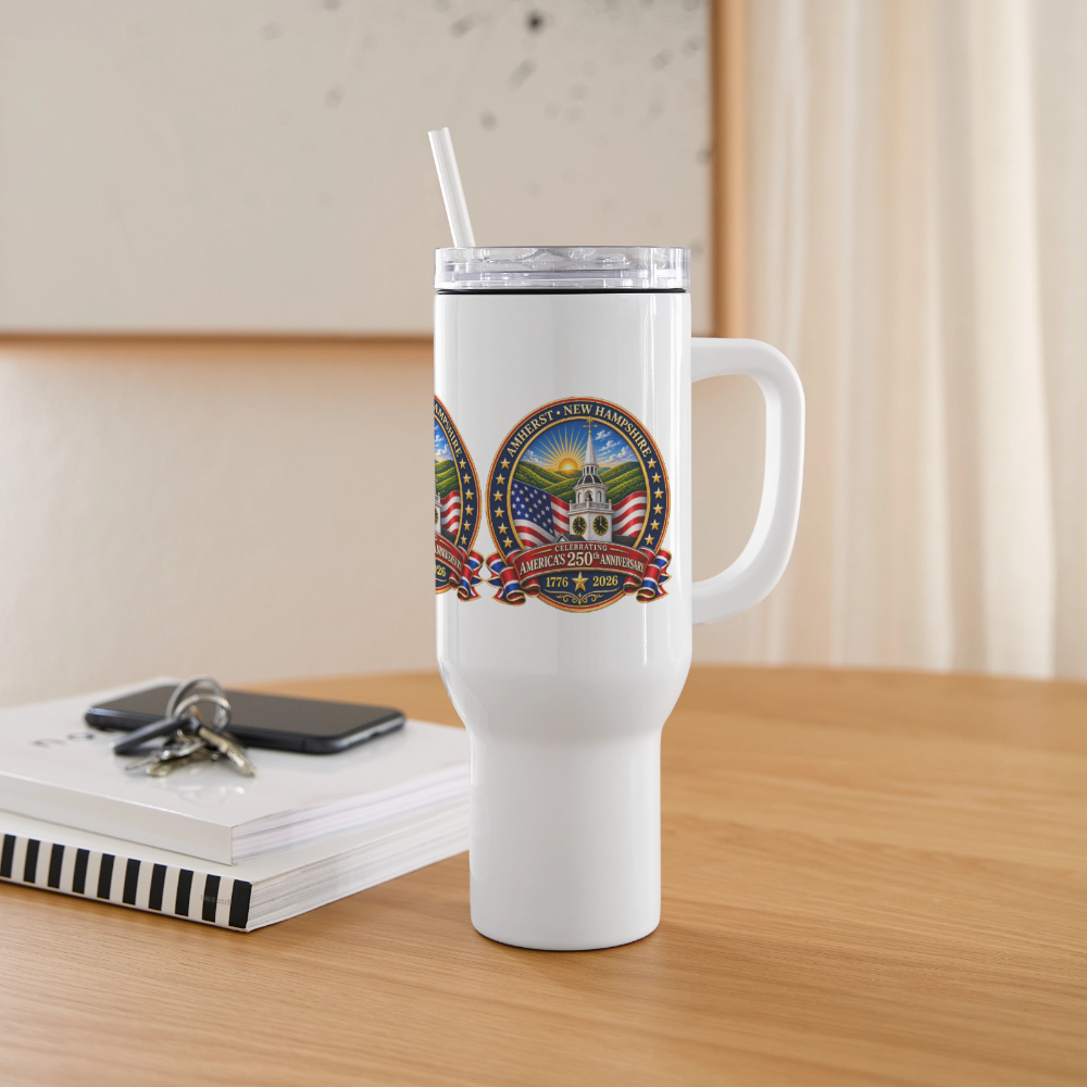 AMHERST 250 40 oz Travel Tumbler - white